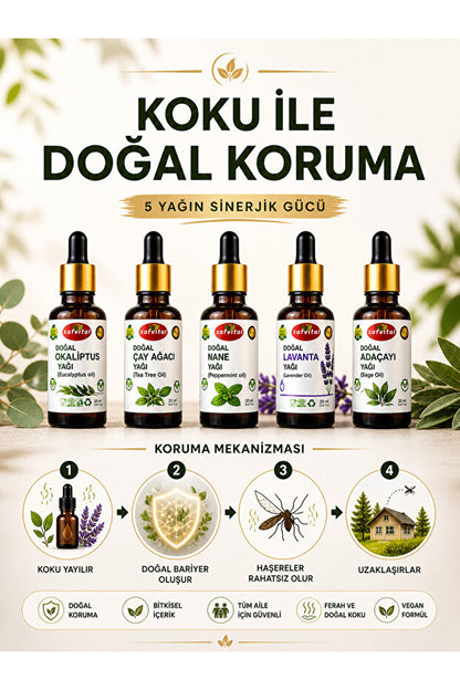 Doğal Koruma 5'li Bitkisel Yağ Seti 🌿